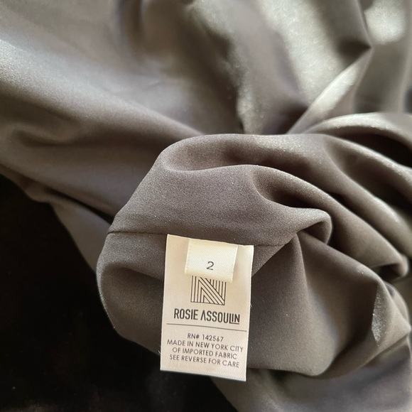 NWT ROSIE ASSOULIN Wo Peter Pan Puff-Sleeve Wool Maxi Dress - Picture 9 of 16